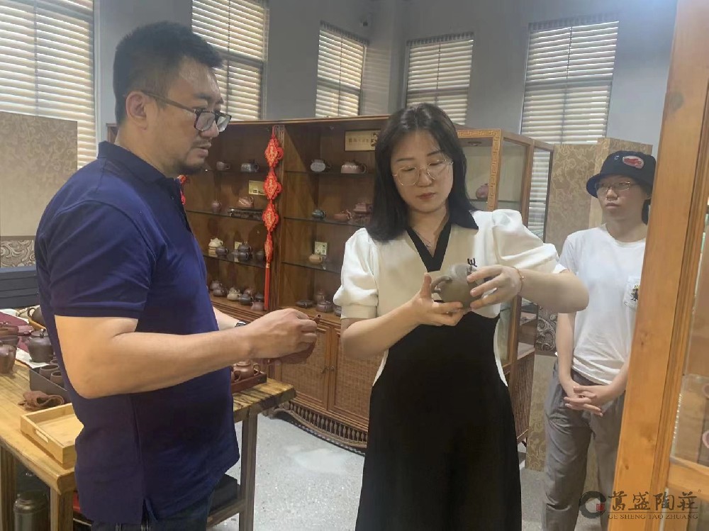 清华大学美术学院杨帆教授参访葛盛陶庄